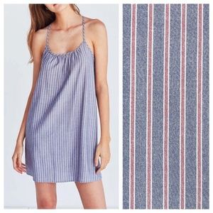 URBAN OUTFITTERS NWT BDG Blue & Pink Dress Sz S